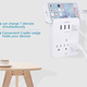 POWRUI Wall Mount Charger With Surge Protector